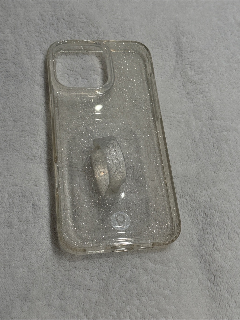 iPhone 16 Pro Max Clear Sparkle Loopy (righty)
